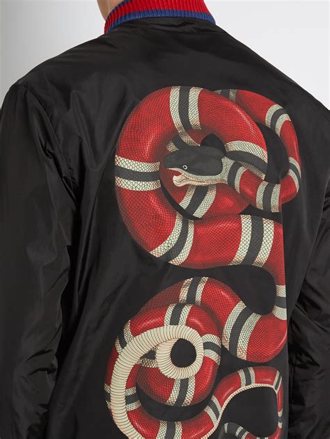 gucci snake ace jeans jacket|Gucci jean jacket with snake.